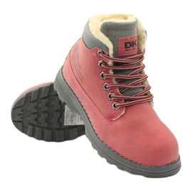DK Bottes de randonnée d'hiver avec fermeture éclair 75009 rose 3