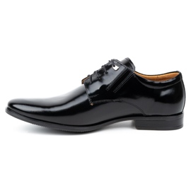 Balak Chaussures habillées homme en cuir verni 480 noir 1