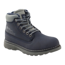 DK Bottes de randonnée d'hiver avec fermeture éclair 75009 bleu marine gris 1