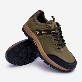 PG3 Bottes de Randonnée Classiques Homme Basses Vert Aldeos 4