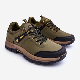 PG3 Bottes de Randonnée Classiques Homme Basses Vert Aldeos 2