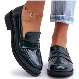 FG2 Mocassins Classiques Femme Vert Faradays 10