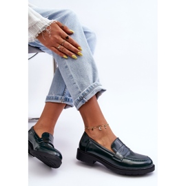FG2 Mocassins Classiques Femme Vert Faradays 3
