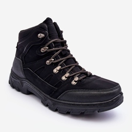 Bottes de trekking pour hommes Warm Black Cowder noir 1