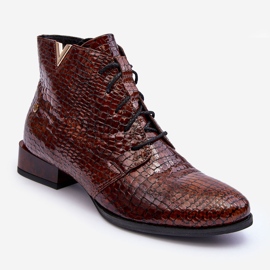 Bottes en Cuir pour Femme Maciejka 5743C-02 Marron brun 1