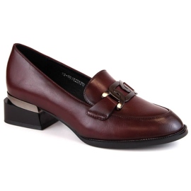 Chaussures plates Vinceza W JAN233B bordeaux violet 1 Chaussures plates Vinceza W JAN233B bordeaux violet 1