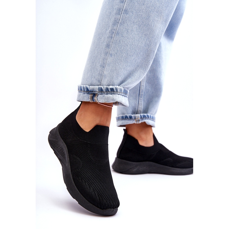 Chaussures de sport à enfiler pour femme Noir Claris le noir 1