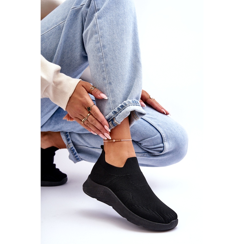 Chaussures de sport à enfiler pour femme Noir Claris le noir 3