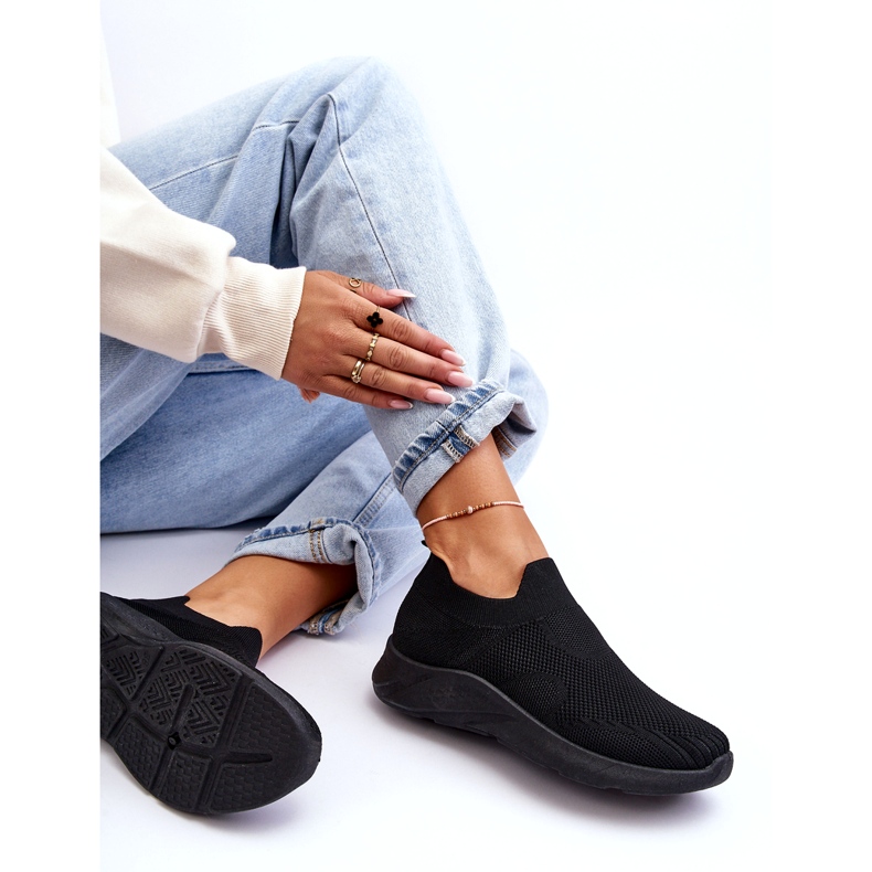 Chaussures de sport à enfiler pour femme Noir Claris le noir 4