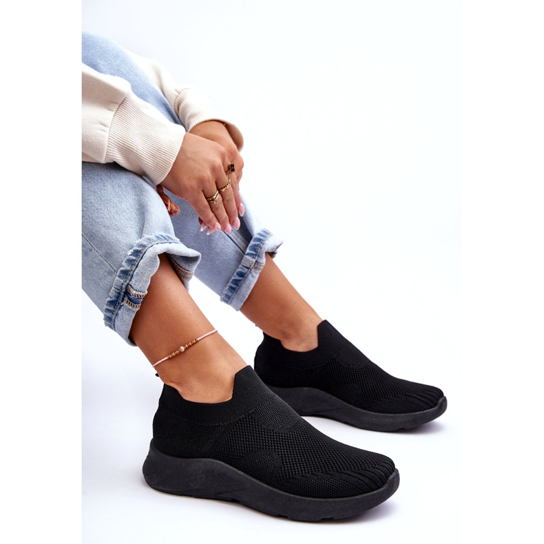 Chaussures de sport à enfiler pour femme Noir Claris 5