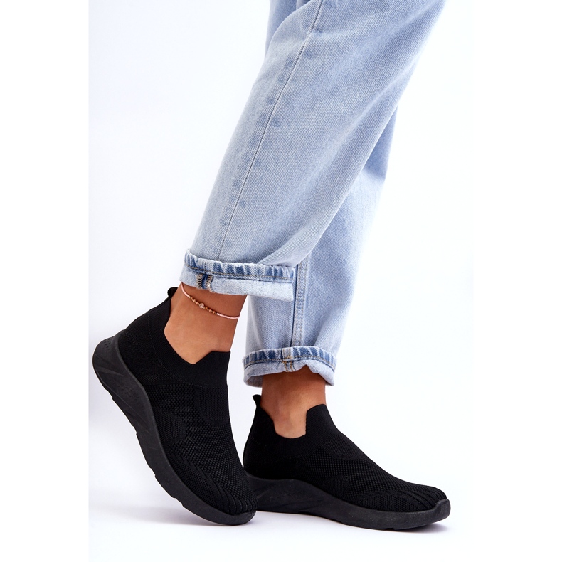 Chaussures de sport à enfiler pour femme Noir Claris le noir 6