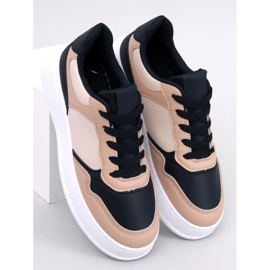 Baskets femme Panda Brewer NOIR/KHAKI beige 1