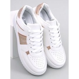 Baskets Femme Kline Blanc/Or blanche 1 Baskets Femme Kline Blanc/Or blanche 1