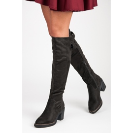 Seastar Bottes en daim sur le poteau gris 6