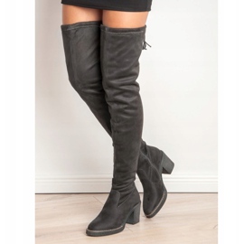 Seastar Bottes hautes en daim gris 2