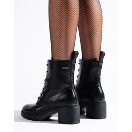 Sacs Vinceza noirs à lacets pour femmes sur un poteau bas le noir 2 Sacs Vinceza noirs à lacets pour femmes sur un poteau bas le noir 2