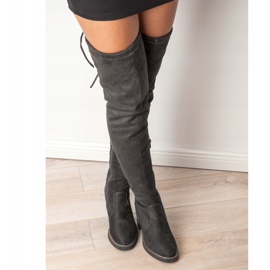 Seastar Bottes hautes en daim gris 3