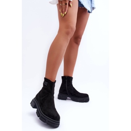 Bottes Classiques Chaudes Suède Vergilia Noir le noir 3