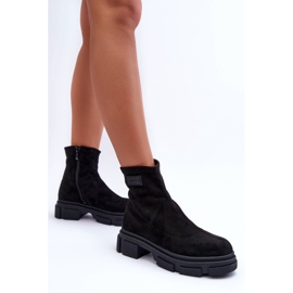 Bottes Classiques Chaudes Suède Vergilia Noir le noir 5