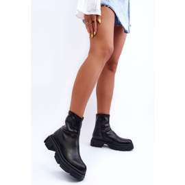 Bottines Classiques Isolées Vergilia Cuir Noir le noir 3