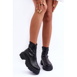 Bottines Classiques Isolées Vergilia Cuir Noir le noir 4