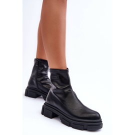 Bottines Classiques Isolées Vergilia Cuir Noir le noir 6
