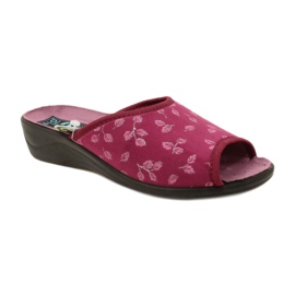 Chaussons velours bordeaux Adanex 28271 Aloe Vera multicolore 1 Chaussons velours bordeaux Adanex 28271 Aloe Vera multicolore 1