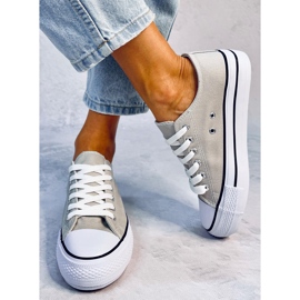 Baskets classiques femme Fargis Grey gris 2