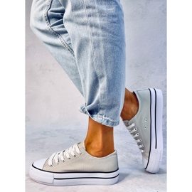 Baskets classiques femme Fargis Grey gris 3