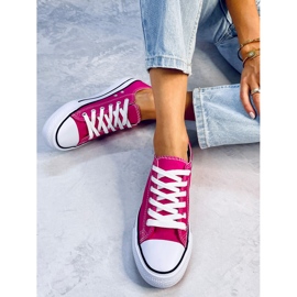 Baskets classiques pour femmes Fargis Fuchsia rose 4