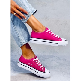 Baskets classiques pour femmes Fargis Fuchsia rose 5