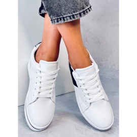 Tobey Baskets compensées noires blanche 3