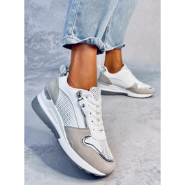 Baskets compensées Vargas Blanco blanche 3