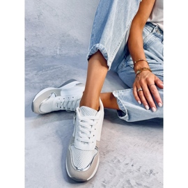 Baskets compensées Vargas Blanco blanche 5