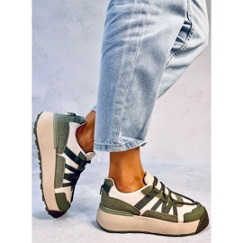 Baskets femme Potts Green multicolore 2