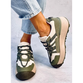 Baskets femme Potts Green multicolore 5