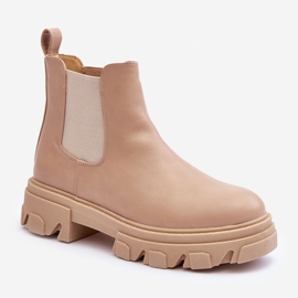 Bottines Cuir Jodhpur Beige Alcanassa 1 Bottines Cuir Jodhpur Beige Alcanassa 1