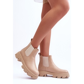 Bottines Cuir Jodhpur Beige Alcanassa 2 Bottines Cuir Jodhpur Beige Alcanassa 2