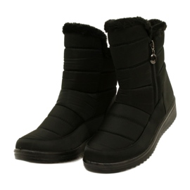 News Bottes de neige isolées 5065 avec fermeture éclair pour femmes, noir NOUVELLES 6