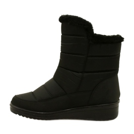 News Bottes de neige isolées 5065 avec fermeture éclair pour femmes, noir NOUVELLES 5