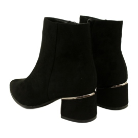 Evento Bottes en daim avec décoration argentée, Noir 23BT35-6420 3