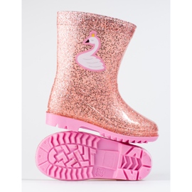Bottes de pluie High Glitter Girls' Shelovet, rose clair 2