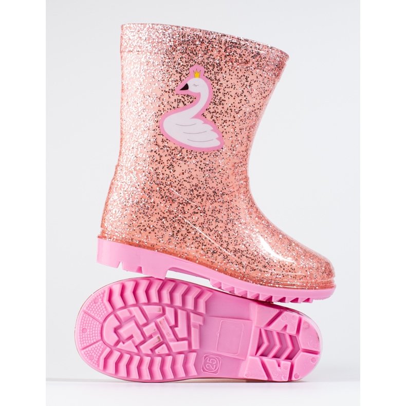 Bottes de pluie High Glitter Girls' Shelovet, rose clair 2