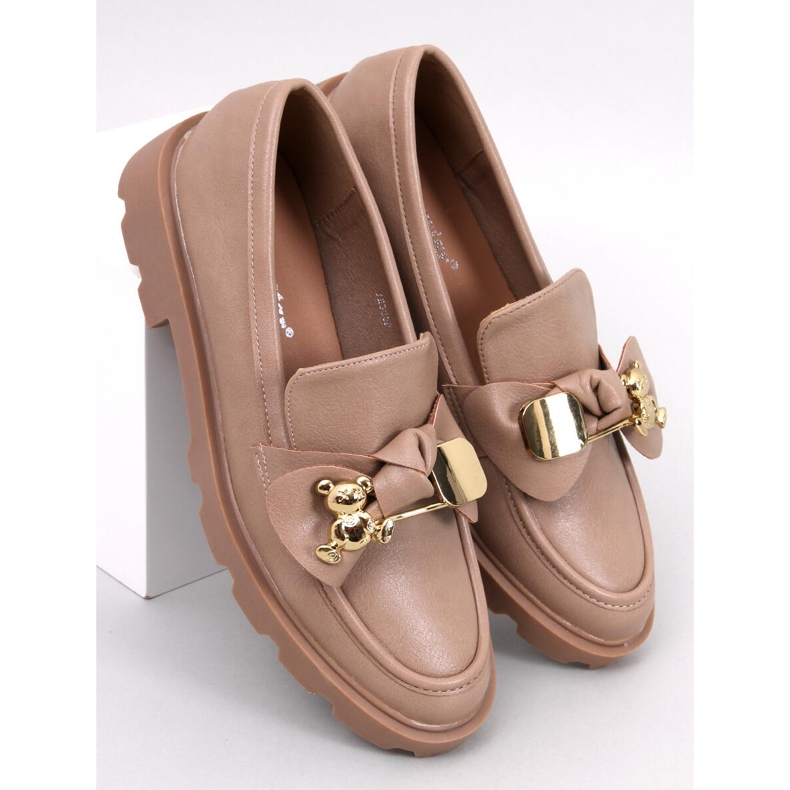 Mocassins nounours dorés Honey Kaki beige 1 Mocassins nounours dorés Honey Kaki beige 1