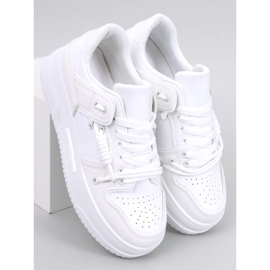 Clavell Baskets blanches à semelles hautes 1