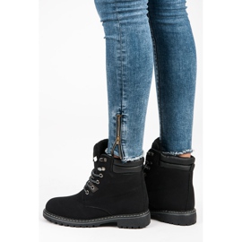 Queentina Trappeurs avec réchauffement le noir 2 Queentina Trappeurs avec réchauffement le noir 2