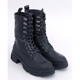 Bottes à lacets Dart noires le noir 1