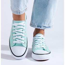Baskets Shelovet classic menthe vert 2