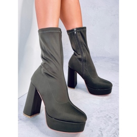 Baldacci Bottines plateforme vertes 2