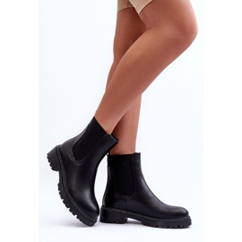 Bottines Jodhpur en Cuir pour Femme Black Crowder le noir 2